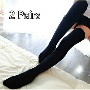 Fashion Women Over Knee Socks Thigh High Cotton Ho